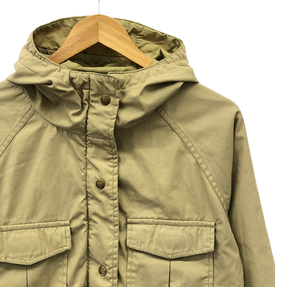 Eddie Bauer | 80s-90s Vintage 4-Pocket Zip-Up Mountain Parka | Beige | Men's