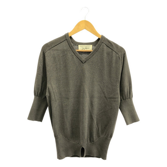 JUN MIKAMI / Jun Mikami | V-neck dolman sleeve knit |