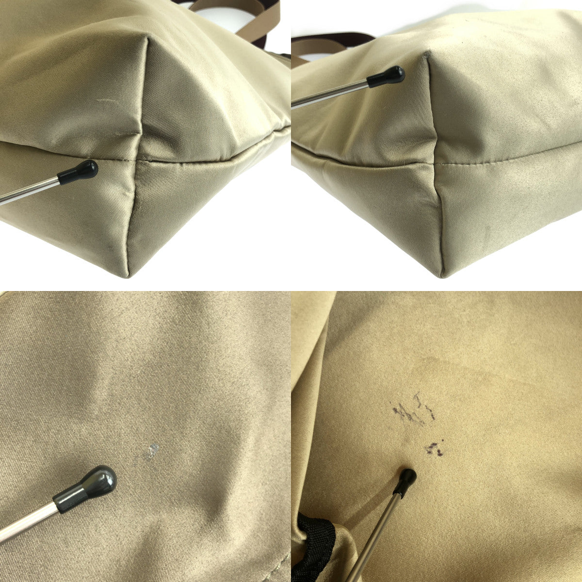 SEE BY CHLOE / シーバイクロエ | 2024SS | ロゴプリント トートバッグ | ベージュ/ブラウン | レディース