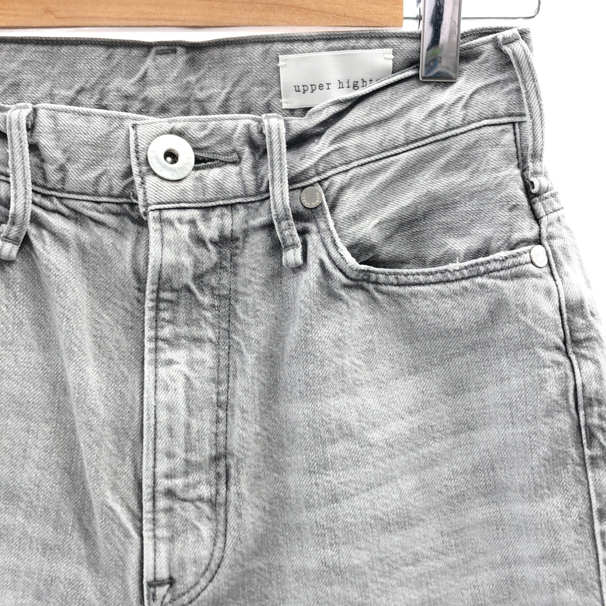 upper hights / アッパーハイツ | THE TAYLOR SILVER DESTROY / カットオフ デニムパンツ | 23 | レディース