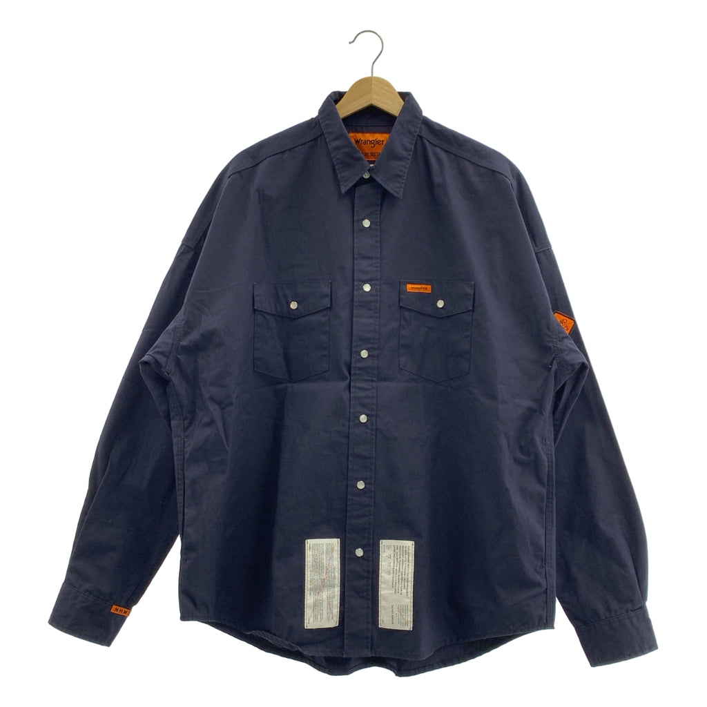 N.HOOLYWOOD | 2020 秋冬 | Wrangler 阻燃襯衫 | 帶口袋的防撕裂寬鬆襯衫 | 40 碼 | 男款