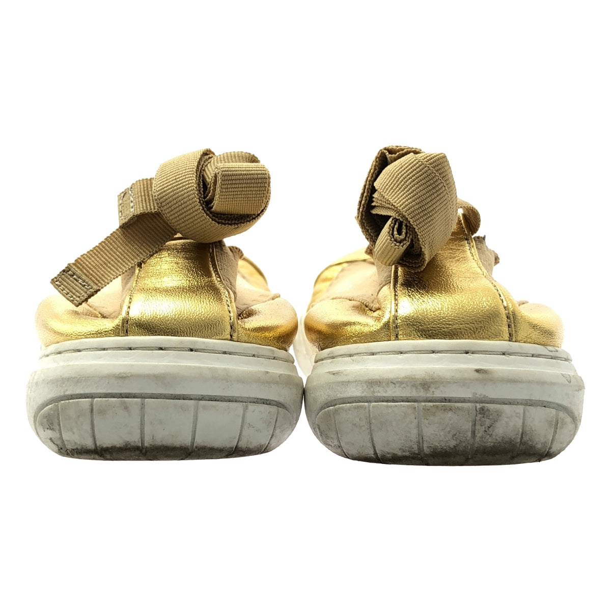repetto / 레펫트 | BASKET AURA AD 메탈릭 가죽 발레 펌프스 | 39 | 골드 | 여성