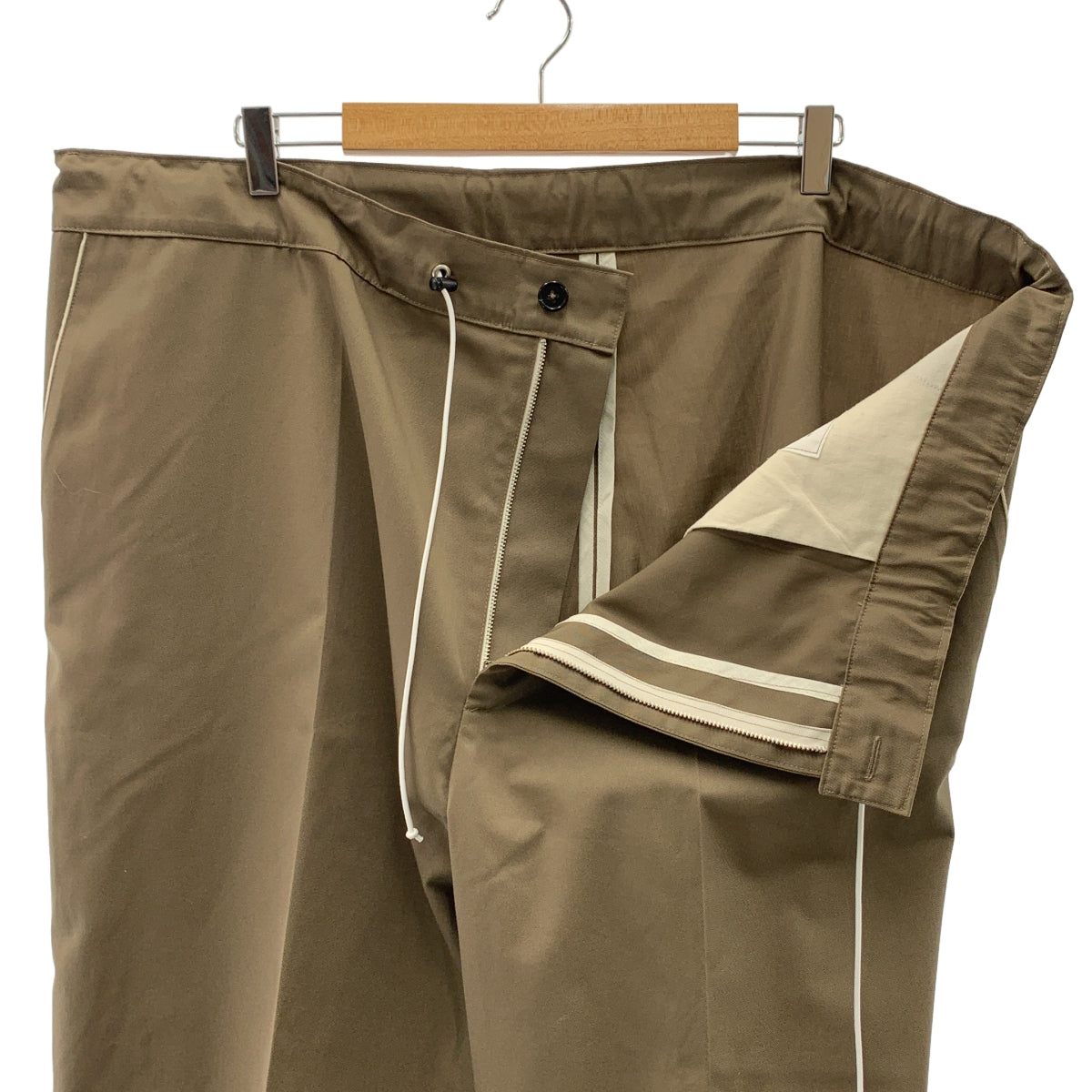 CAMIEL FORTGENS / 카미엘 포트 헨스 | BIG PANTS COTTON / POLY TWILL BRO 빅 팬츠 | M | 남성