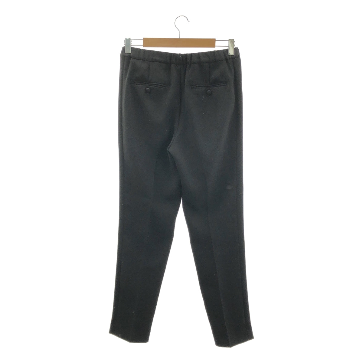 L'UNE / 룬느 | Tucked Tapered Pants 사이드라인 테이퍼드 팬츠 | 34 | 블랙 |