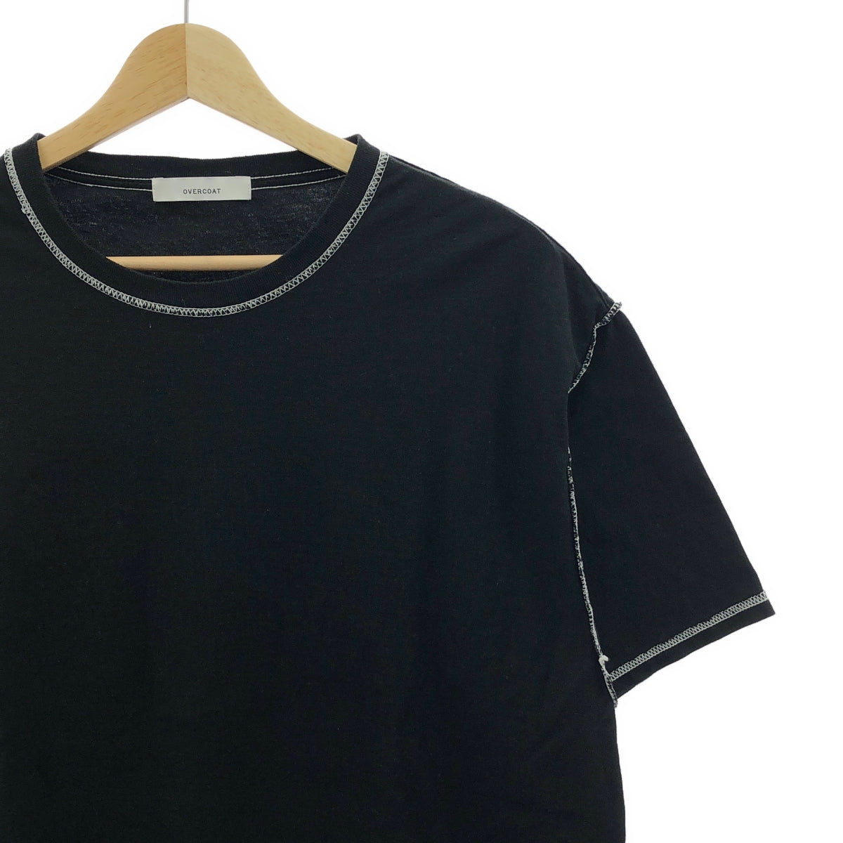 OVERCOAT / オーバーコート | コットン RICHARD KERN プリント Tシャツ | L | ブラック | メンズ