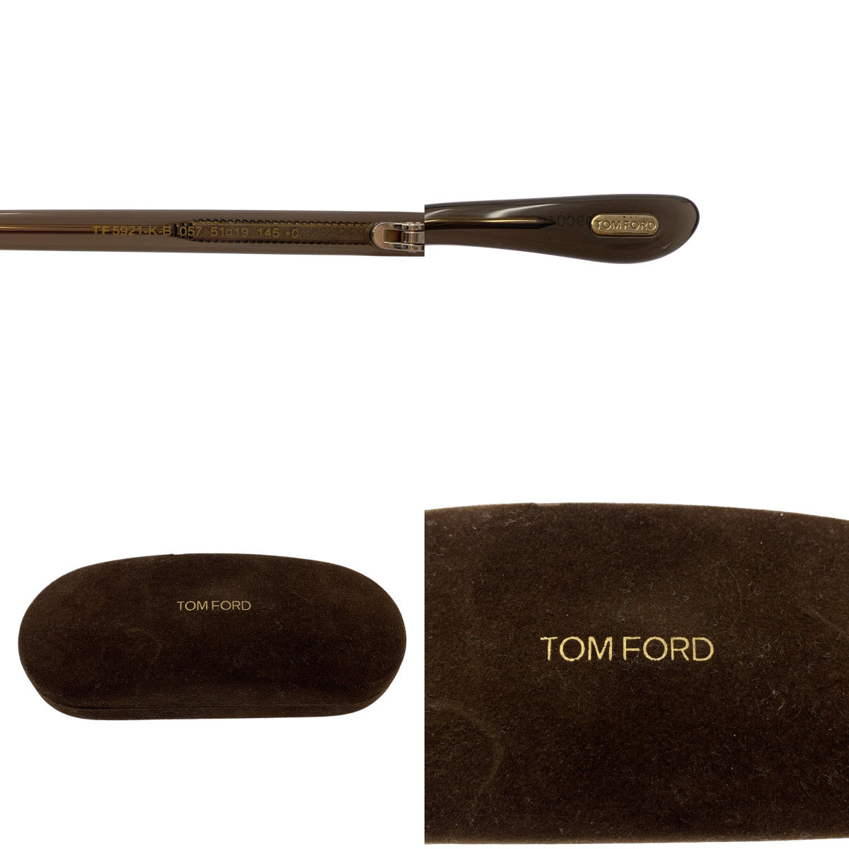 TOM FORD / 톰 포드 | TF5921-KB / 웰링턴 프레임 안경 안경 | 51□19 | 기타