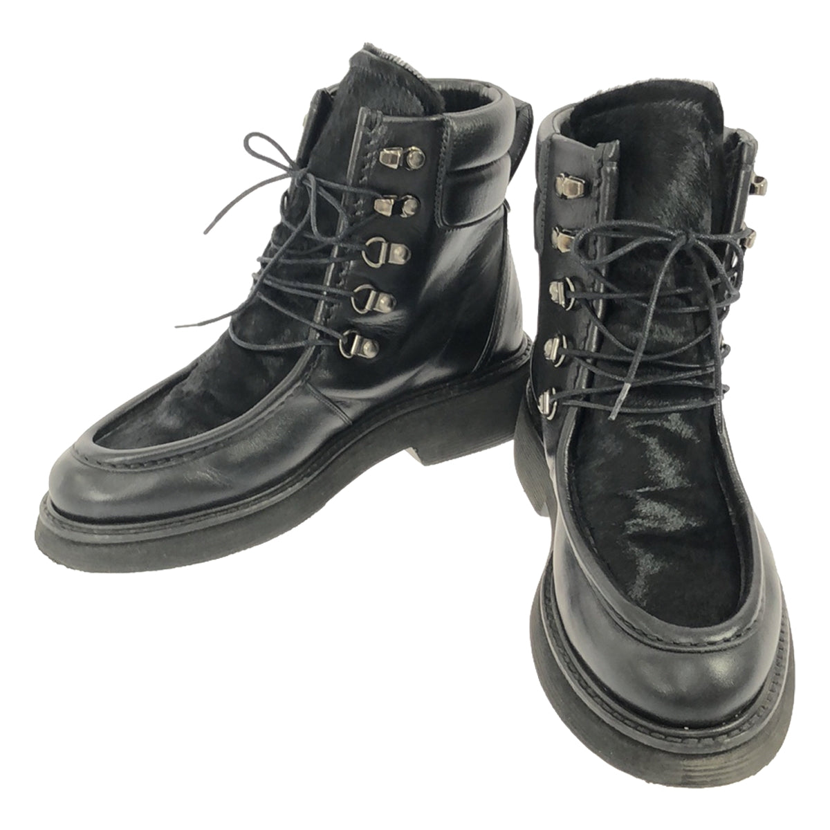 Pertini | 2022AW | Noble Lace-Up Boots | 37 | Black | Women's