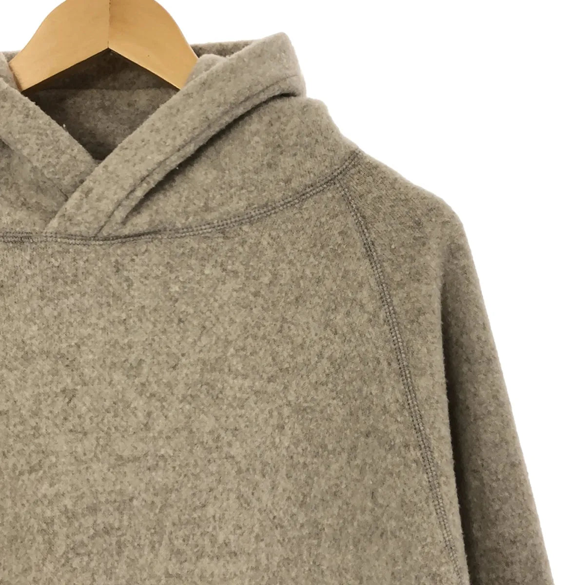 ARTS&SCIENCE / アーツアンドサイエンス | ウールニット プルオーバーフーディ | 2 | ベージュ系 | メンズ