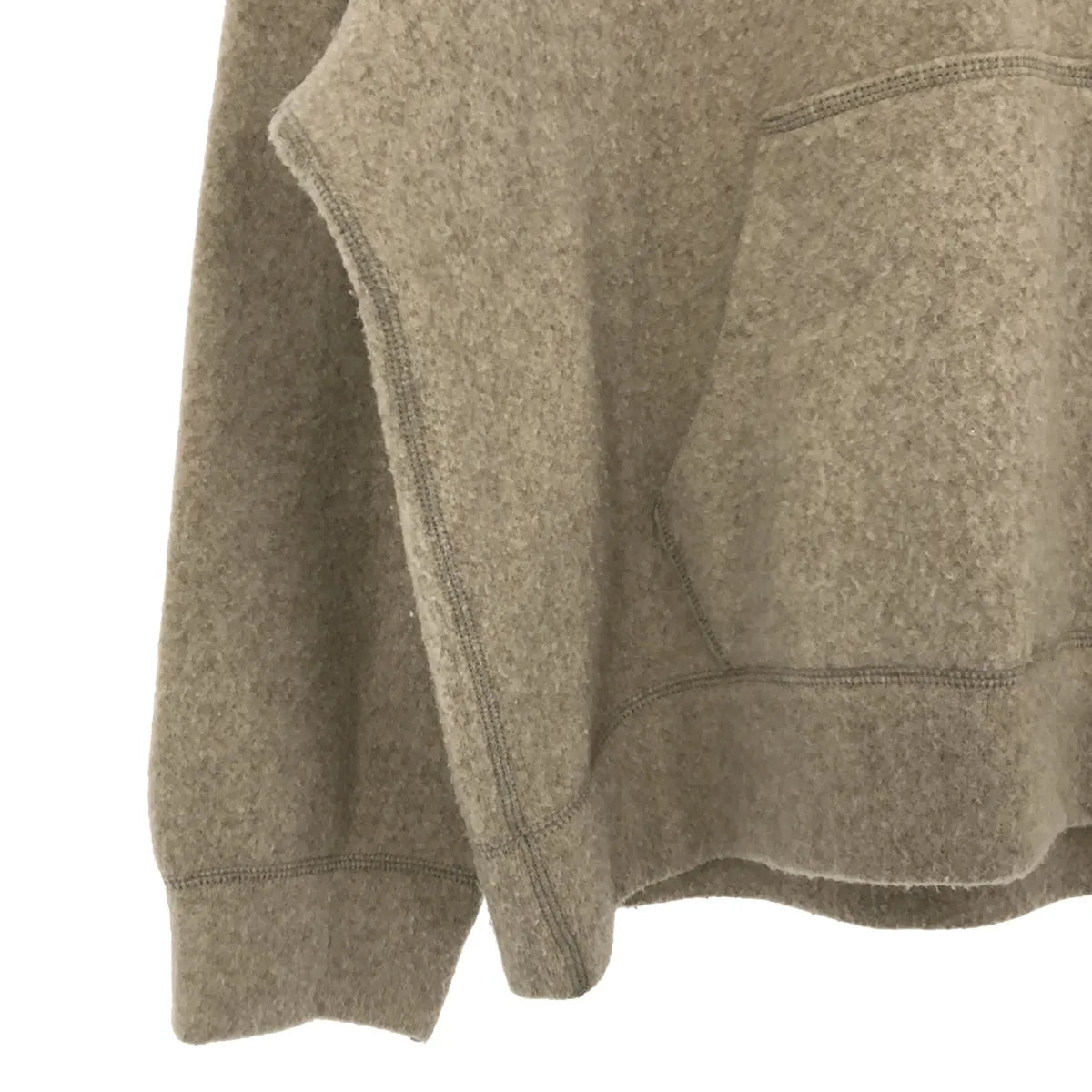 ARTS&SCIENCE / アーツアンドサイエンス | ウールニット プルオーバーフーディ | 2 | ベージュ系 | メンズ