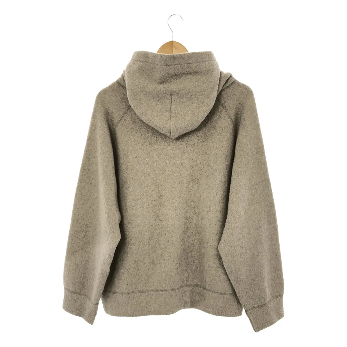 ARTS&SCIENCE / アーツアンドサイエンス | ウールニット プルオーバーフーディ | 2 | ベージュ系 | メンズ