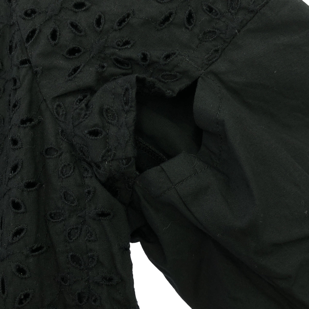 COMME des GARCONS COMME des GARCONS / 콤콤 | 2010SS | 펀칭 컷 워크 레이스 싱글 코트 | M | 블랙 | 여성