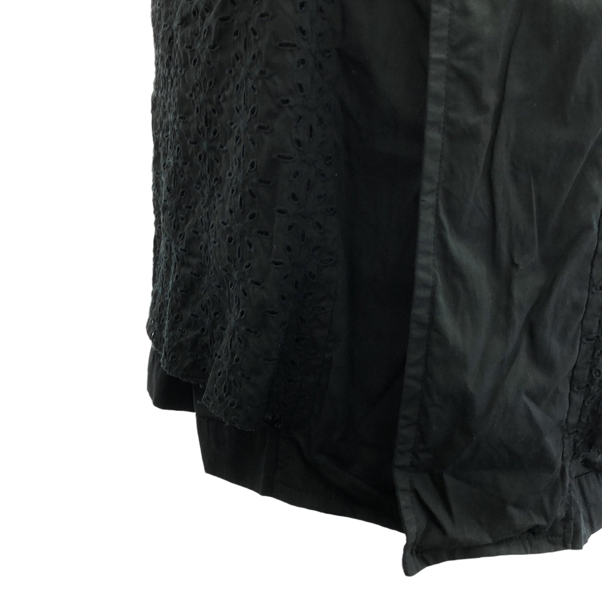 COMME des GARCONS COMME des GARCONS / 콤콤 | 2010SS | 펀칭 컷 워크 레이스 싱글 코트 | M | 블랙 | 여성