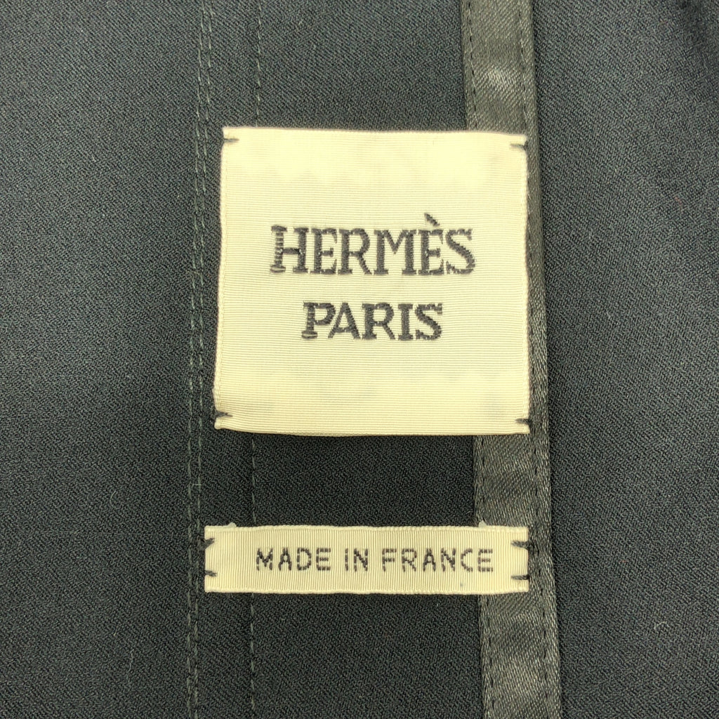 HERMES / 헤르메스 | 아세테이트 나일론 새틴 트렌치 코트 | 40 | 여성