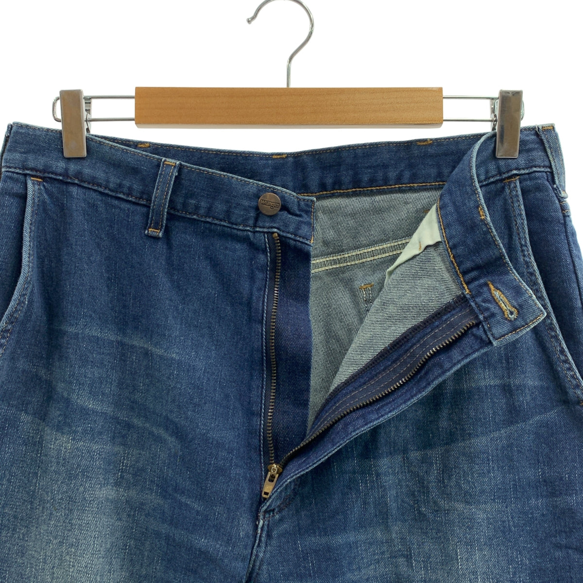 N.HOOLYWOOD / 엔 할리우드 | × WRANGLER / 랭글러 COMPILE WRANCHER / 컴파일 로고 데님 플레어 슬랙스 팬츠 | 40 | 남성