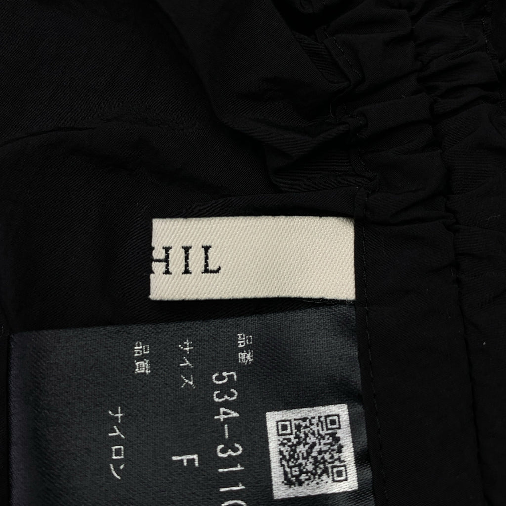 LE PHIL / 루피루 | 볼륨 슬리브 로고 버튼 게더 셔츠 블라우스 | F | 여성