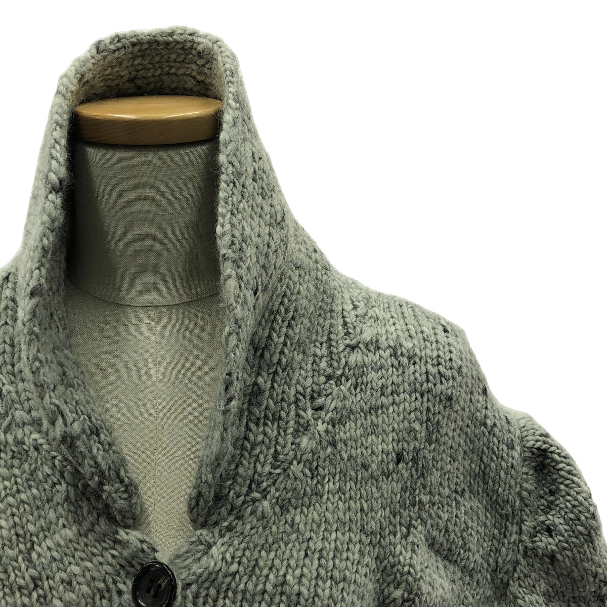 Pillings  / ピリングス | × Ron Herman / ロンハーマン Unstable Cardigan / 変形 ニット カーディガン | グレー | レディース