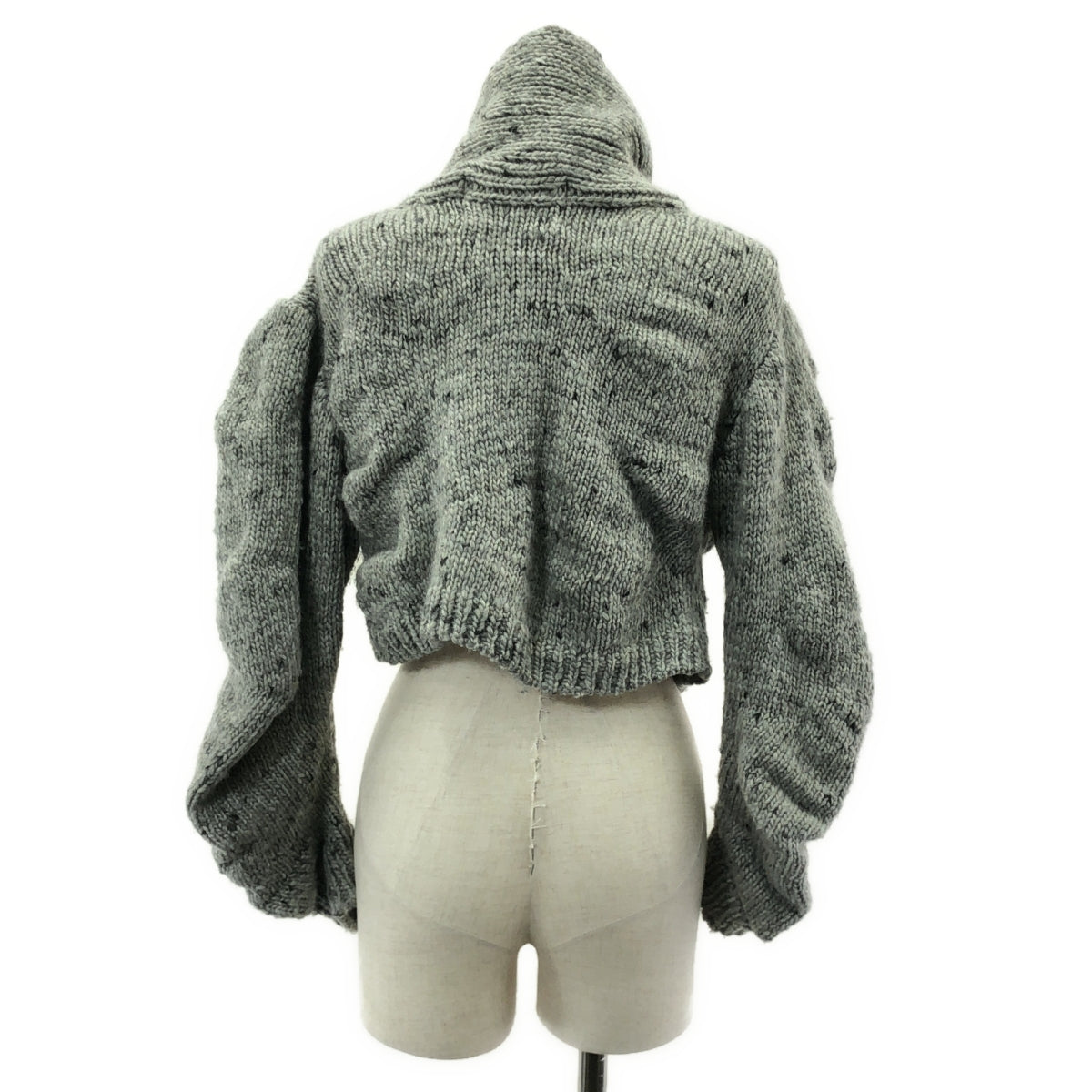 Pillings  / ピリングス | × Ron Herman / ロンハーマン Unstable Cardigan / 変形 ニット カーディガン | グレー | レディース