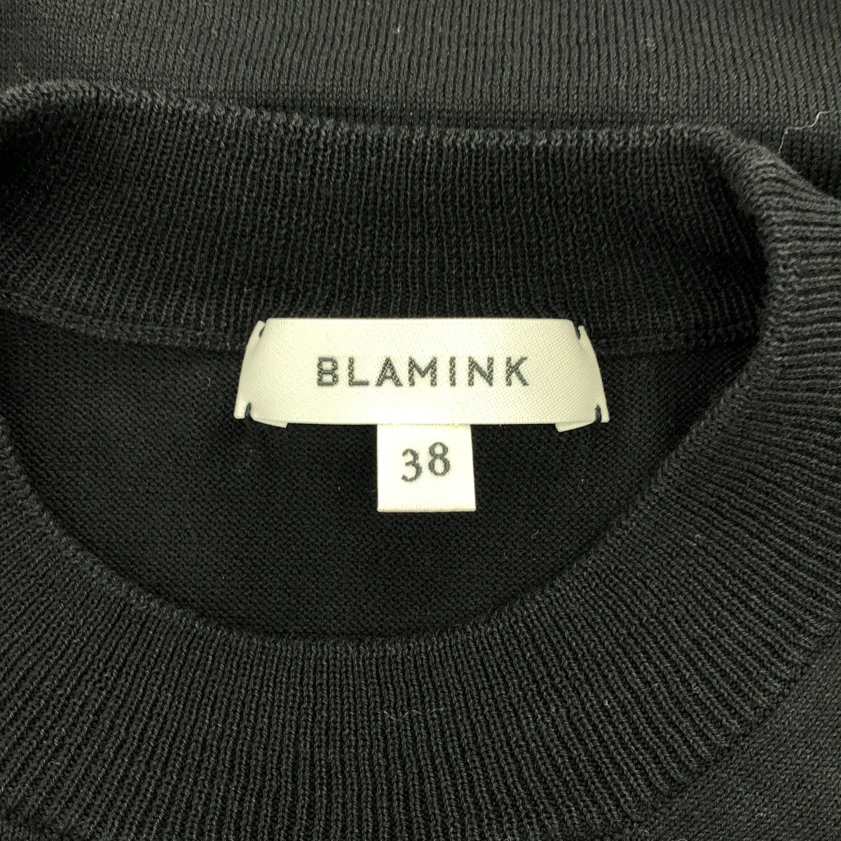 BLAMINK | 棉質開衩圓領夏季針織衫 | 38碼 | 女款