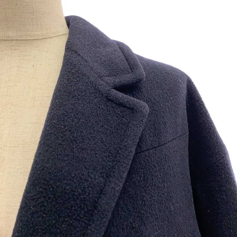 tricot COMME des GARCONS / tricot COMME des GARCONS | 2014AW | 羊毛單排扣大衣 / 滿版圓點內襯 | M | 女款