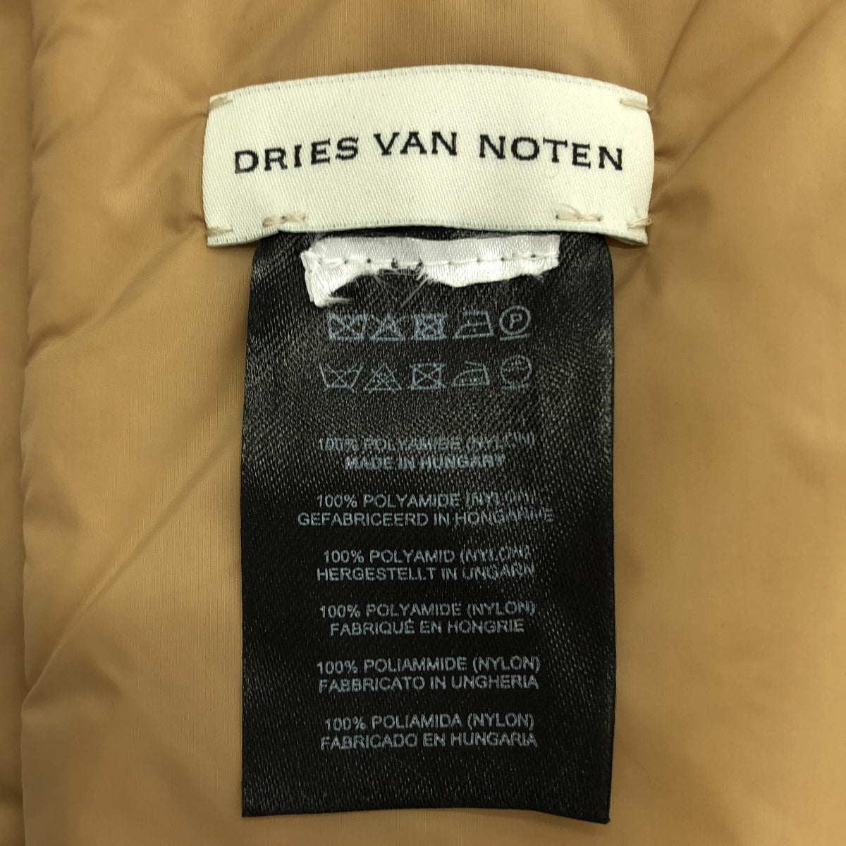 DRIES VAN NOTEN | 男女通用尼龍圍巾 | 米色 | 女款