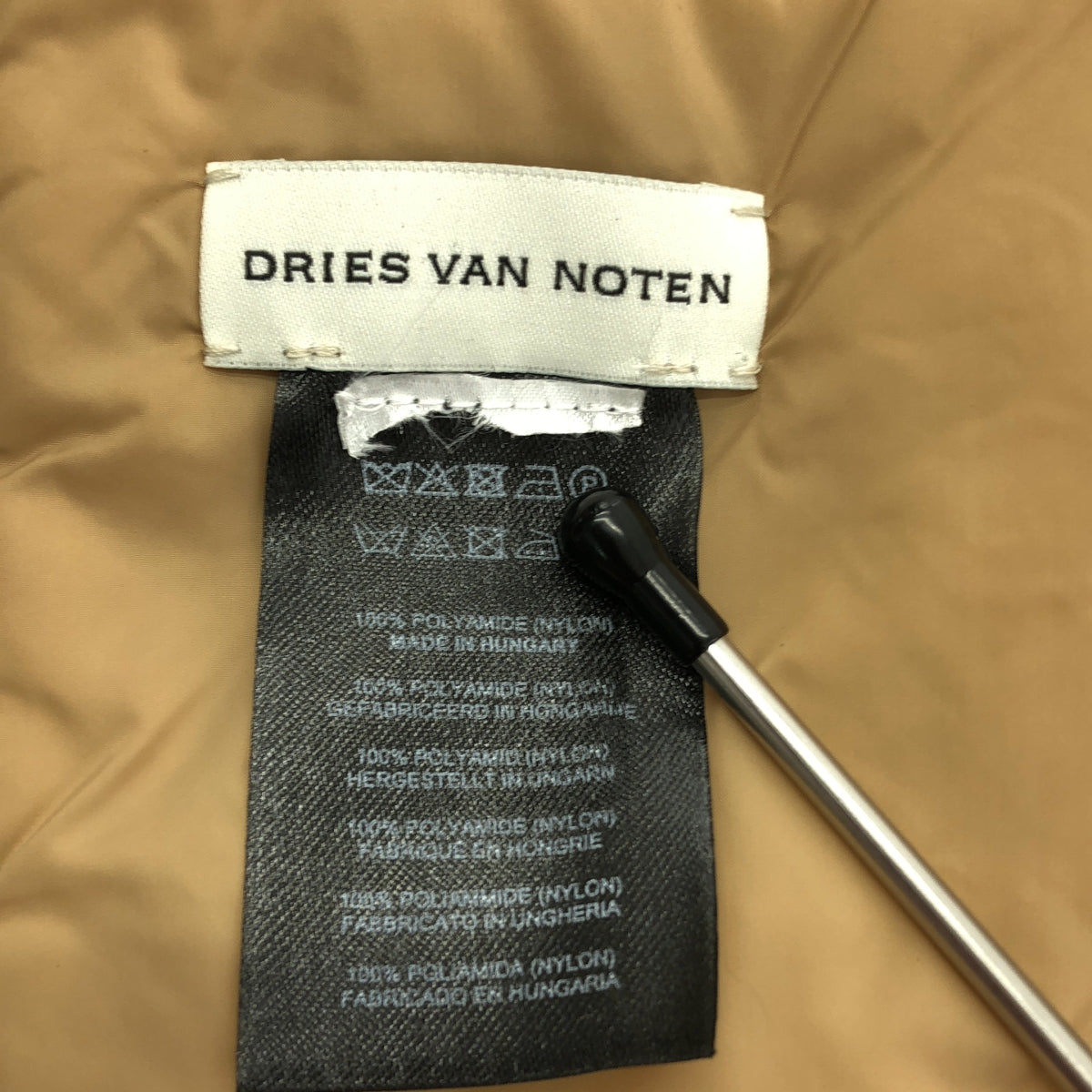 DRIES VAN NOTEN | 男女通用尼龍圍巾 | 米色 | 女款