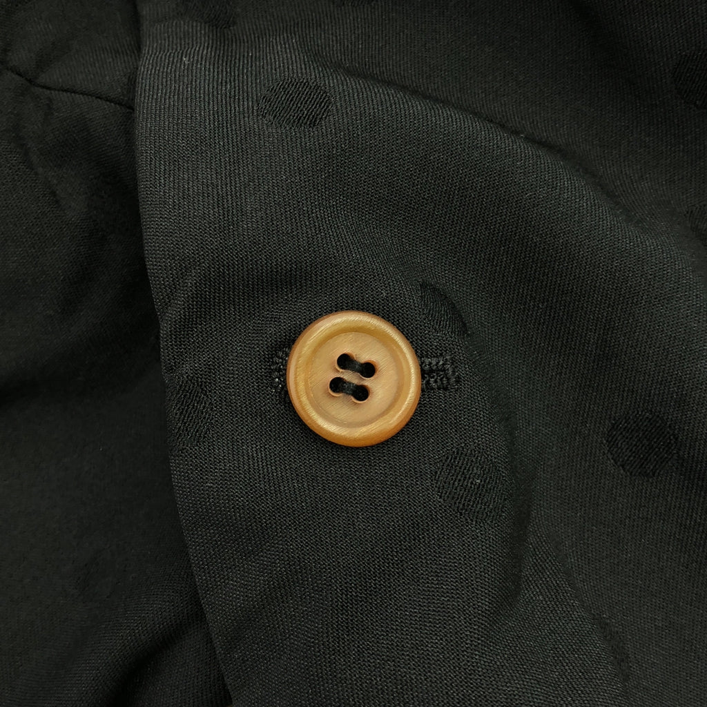 COMME des GARCONS COMME des GARCONS / 콤콤 | 2013AW | 폴리 에스테르 축융 변형 도트 재가드 패치 재킷 / 총 안감 | M | 블랙 | 여성