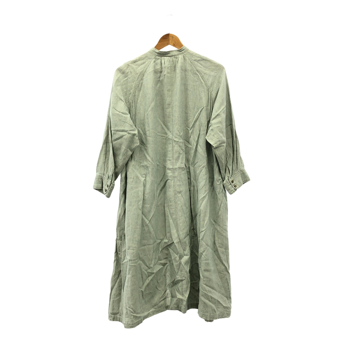 nest robe / ネストローブ | リネン コットン シャツ ワンピース | F | ライトブルー | レディース