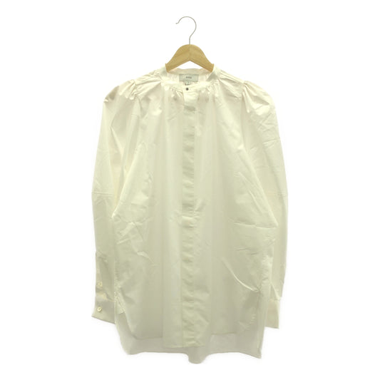 HYKE / 하이크 | 2023AW | T/C BALLOON SLEEVE SHIRT 블라우스 | S | 화이트 | 여성