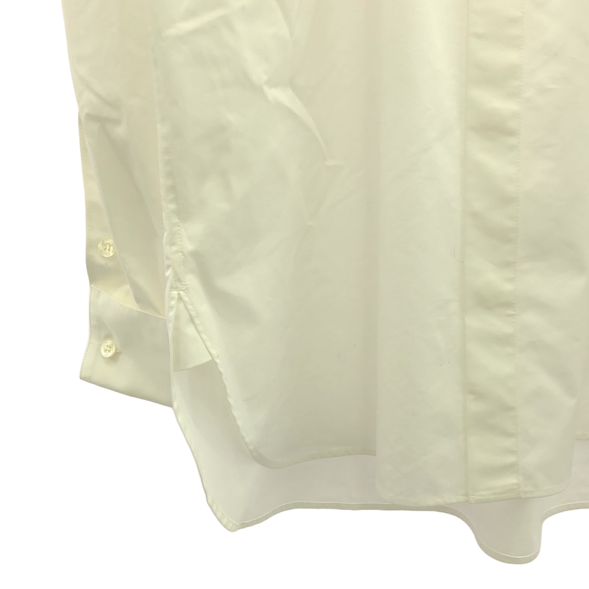 HYKE | 2023AW | T/C BALLOON SLEEVE SHIRT BLOUSE | S | WHITE | WOMEN'S