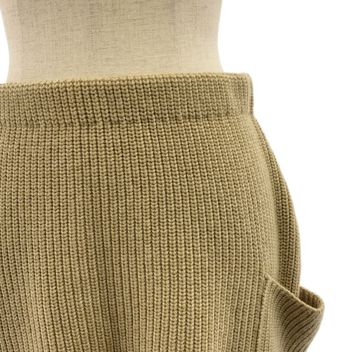 ETRE TOKYO / 에트레 도쿄 | W Zip 니트 미니 스커트 | S | 여성