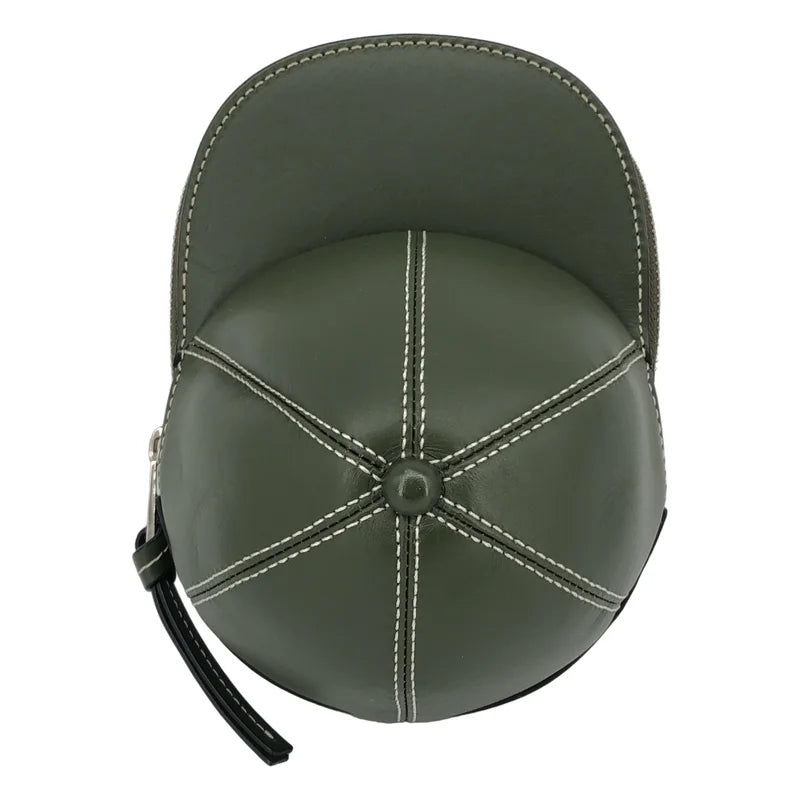 【미품】 JW 앤더슨 | CAP BAG / 가죽 숄더백 파우치 / 남녀공용 | 올리브 | 남성