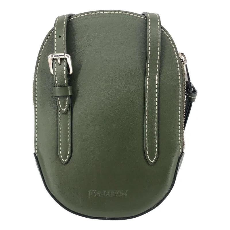 【미품】 JW 앤더슨 | CAP BAG / 가죽 숄더백 파우치 / 남녀공용 | 올리브 | 남성