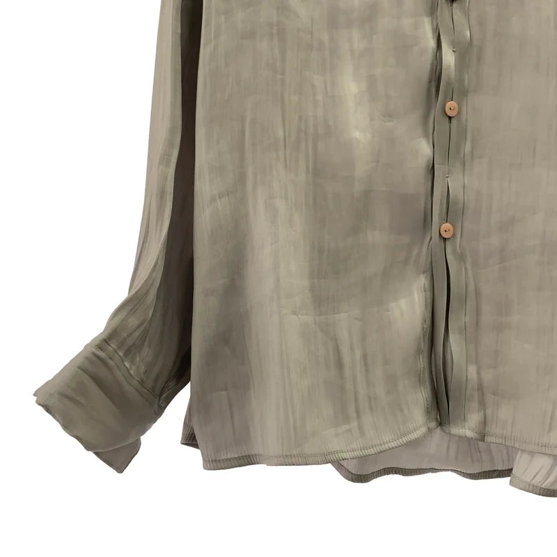 TODAYFUL / トゥデイフル | Crepesatin Over Shirts クレープ サテン オーバーシャツ | F | レディース