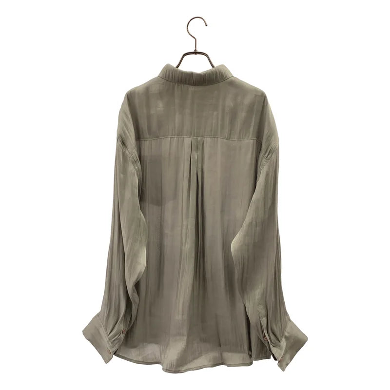 TODAYFUL / トゥデイフル | Crepesatin Over Shirts クレープ サテン オーバーシャツ | F | レディース