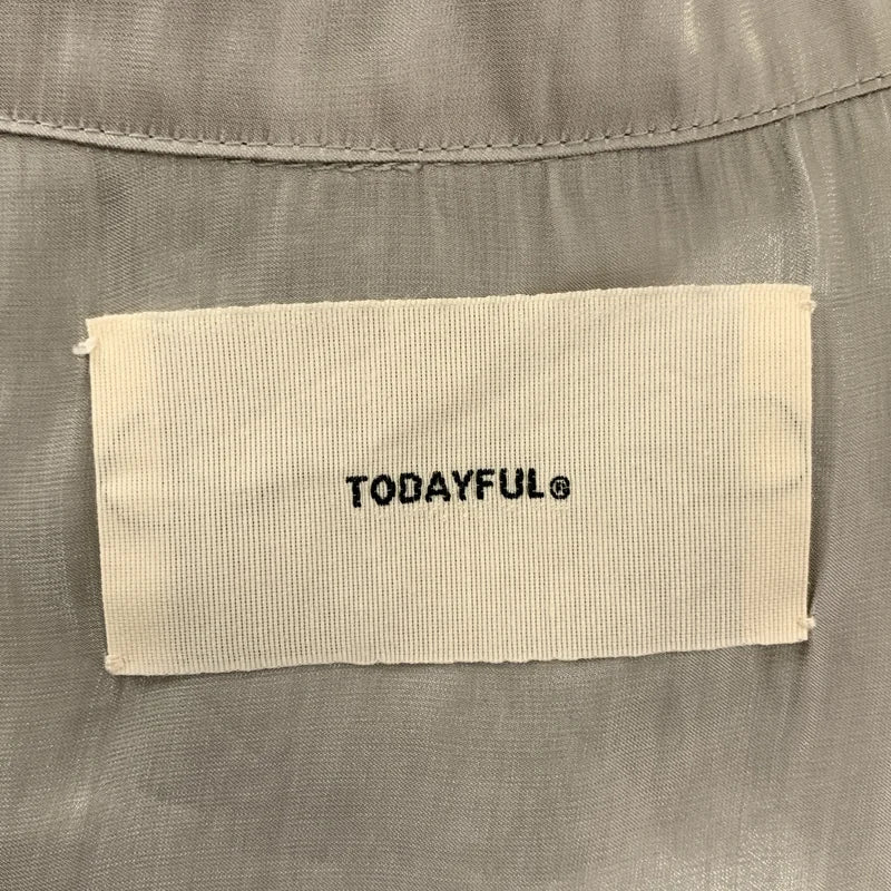 TODAYFUL / トゥデイフル | Crepesatin Over Shirts クレープ サテン オーバーシャツ | F | レディース