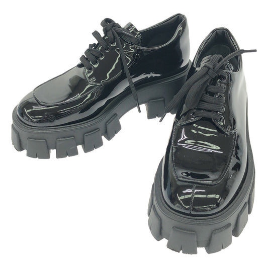 [New] PRADA / Prada | Monolith Lace-up Shoes | 38 | Black | Women's