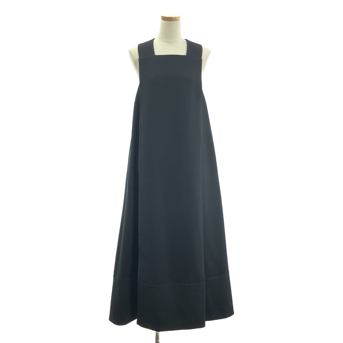 [狀況極佳] ENFOLD | 方形摺紙洋裝 | 36碼 | 黑色 | 女款