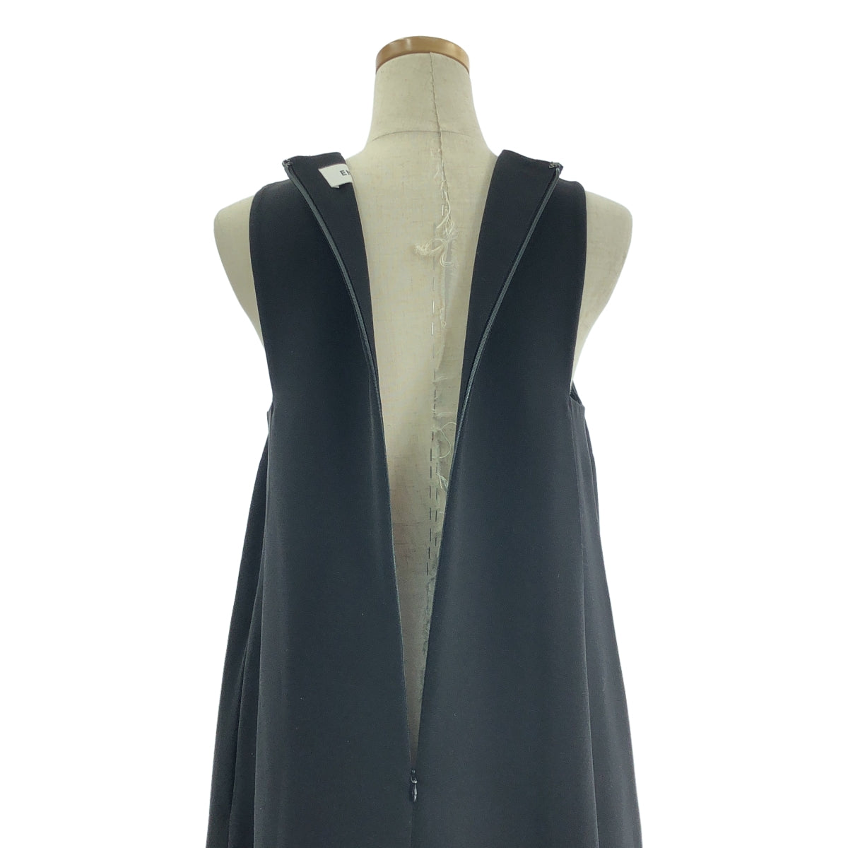 [狀況極佳] ENFOLD | 方形摺紙洋裝 | 36碼 | 黑色 | 女款