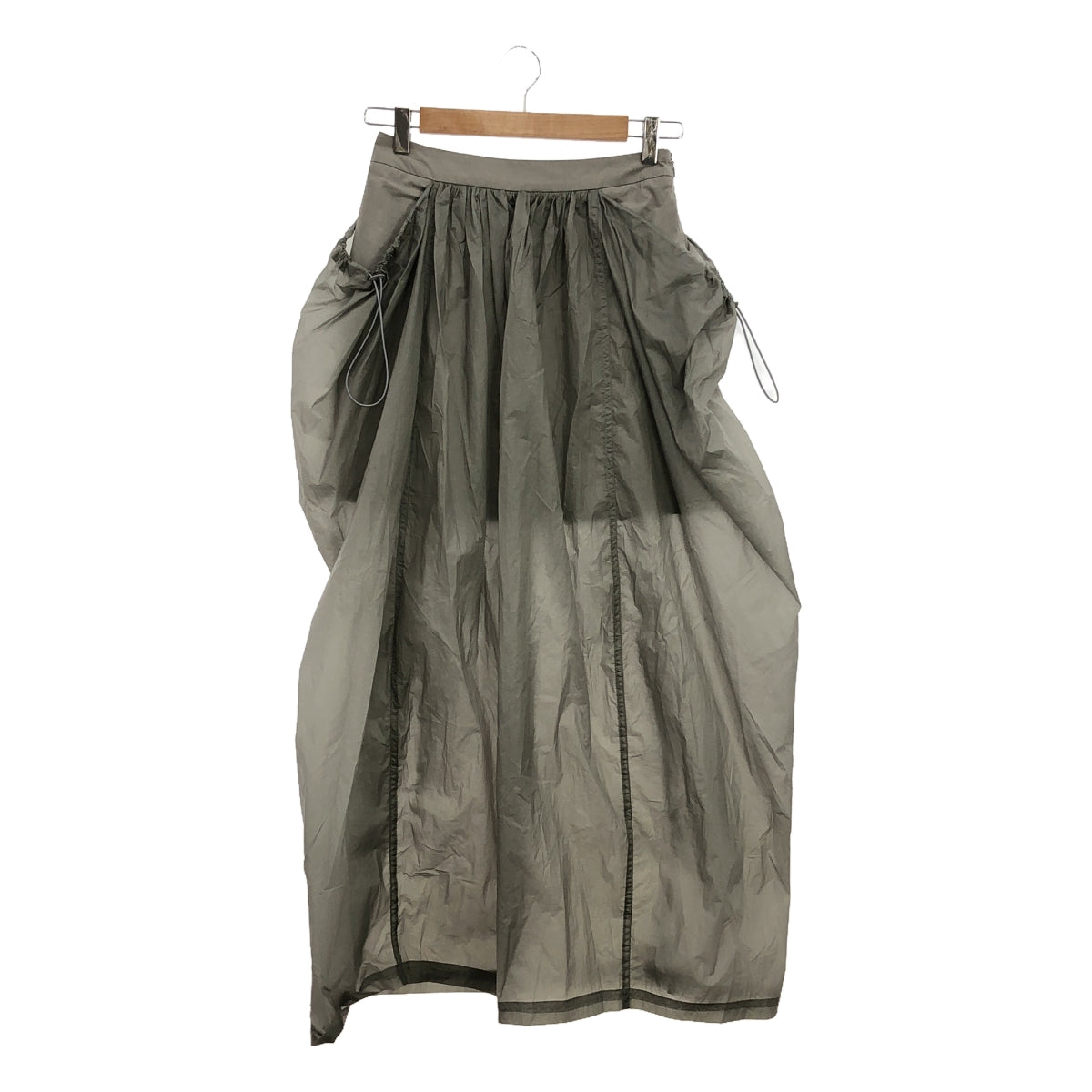 SLOBE IENA | 2024SS | AMOMENTO Layered Skirt | 0 | Gray | Women's