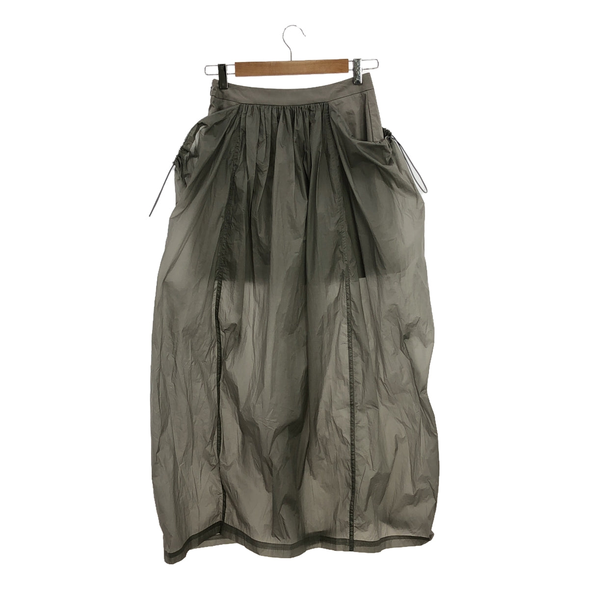 SLOBE IENA | 2024SS | AMOMENTO Layered Skirt | 0 | Gray | Women's