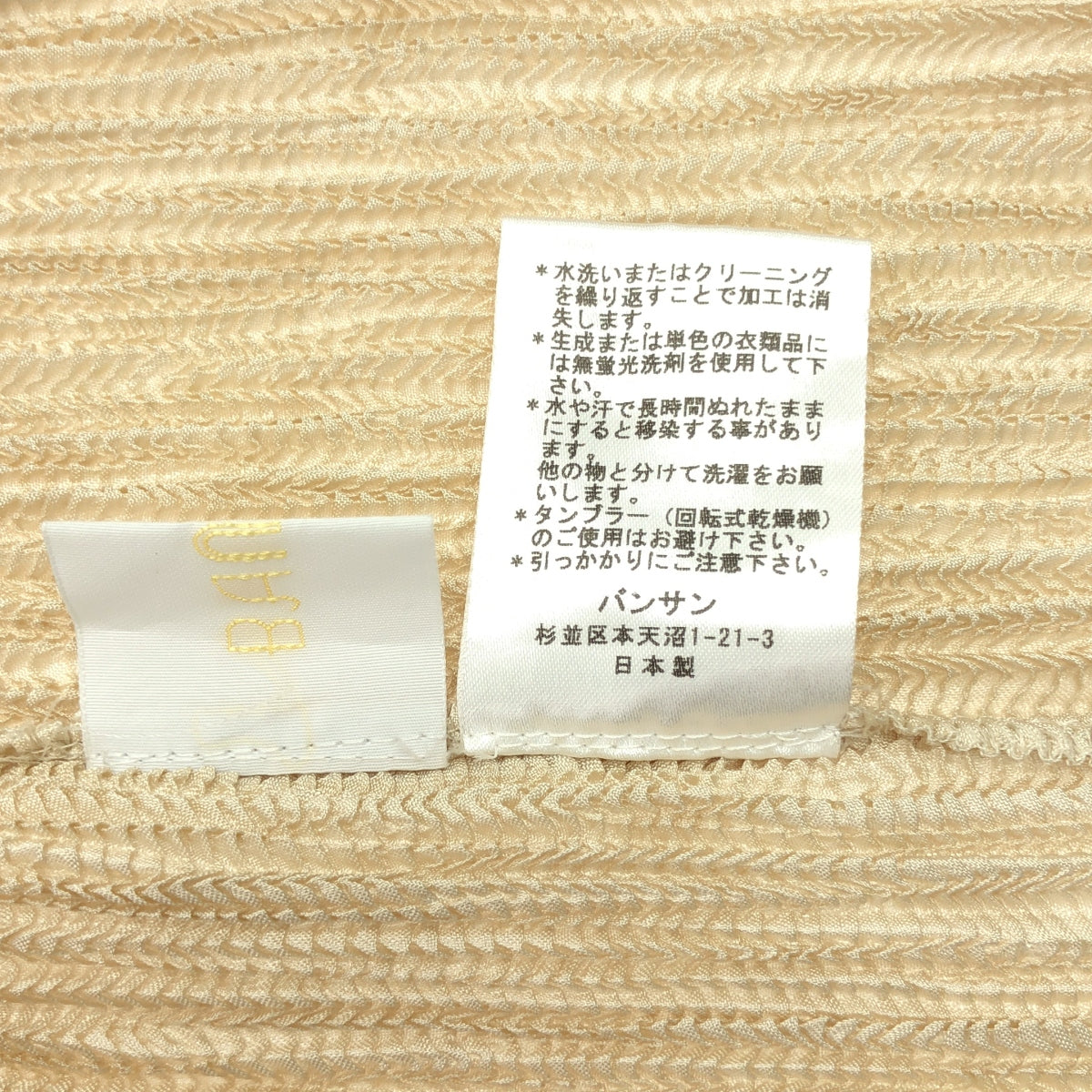 BANSAN / バンサン | プリーツ レース カットソー | ONE | ベージュ | レディース