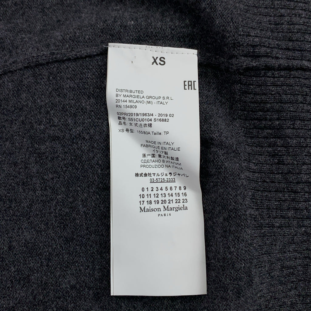 Maison Margiela / メゾンマルジェラ | 2019AW | カシミヤ混 ウール ニット ワンピース ドレス | XS | レディース