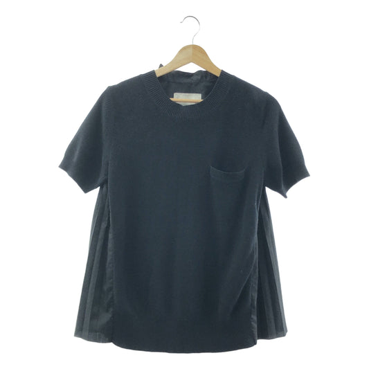 sacai | 棉質褶皺針織衫 | 2 | 女款