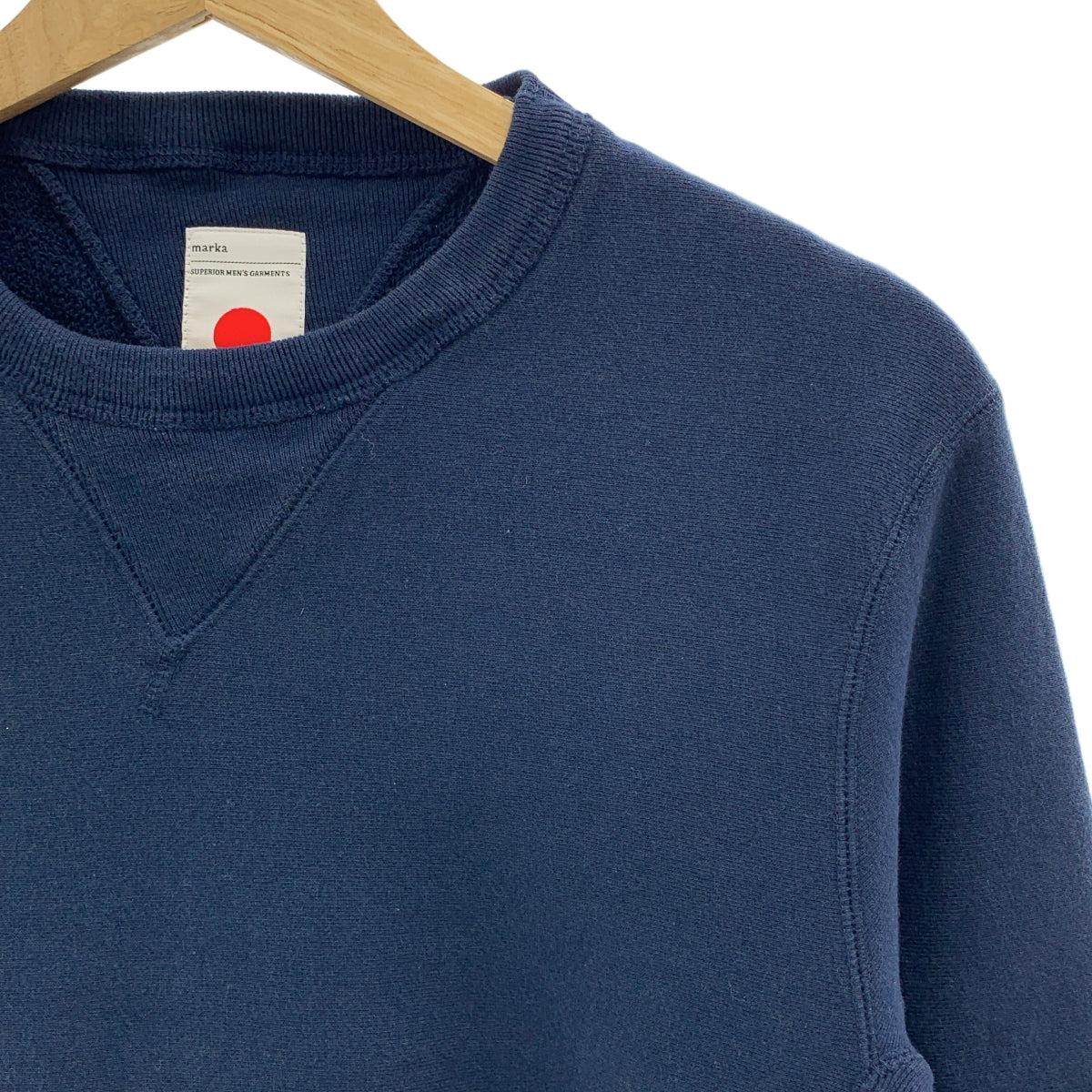 marka / マーカ | コットン 製品染め クルーネックスウェット | 1 | メンズ