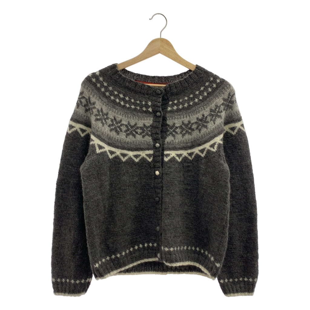 DANIELA GREGIS / ダニエラグレジス | ウール ノルディック クルーネック ニットカーディガン | F | レディース