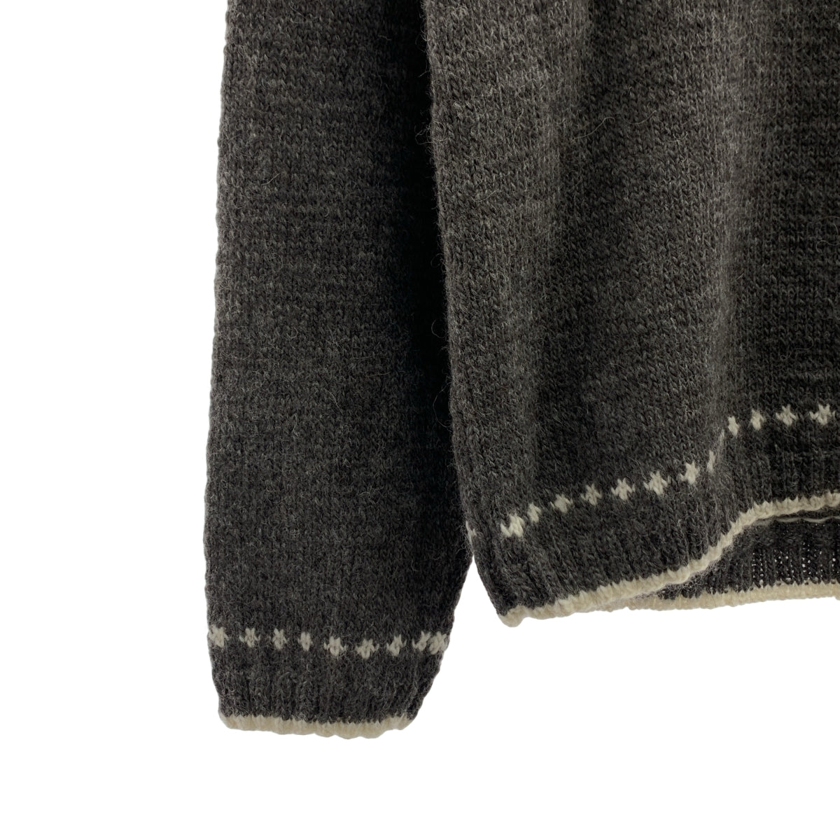 DANIELA GREGIS / ダニエラグレジス | ウール ノルディック クルーネック ニットカーディガン | F | レディース