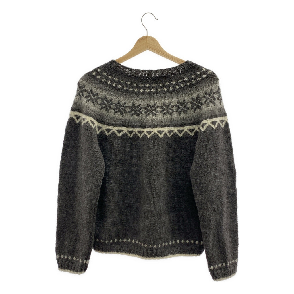 DANIELA GREGIS / ダニエラグレジス | ウール ノルディック クルーネック ニットカーディガン | F | レディース