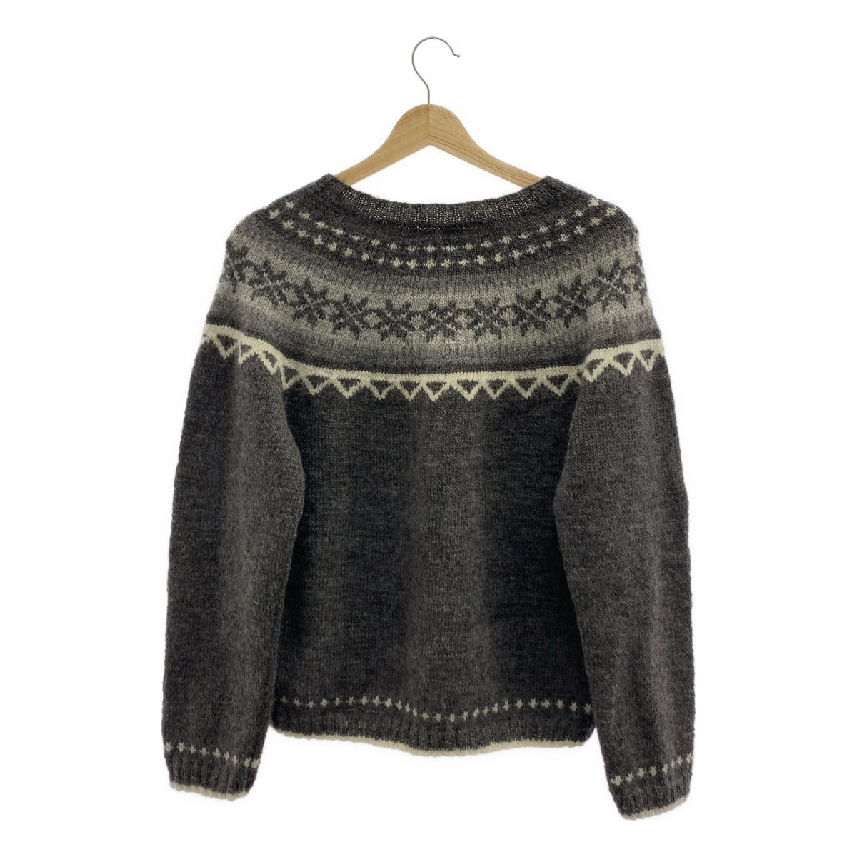 DANIELA GREGIS / ダニエラグレジス | ウール ノルディック クルーネック ニットカーディガン | F | レディース