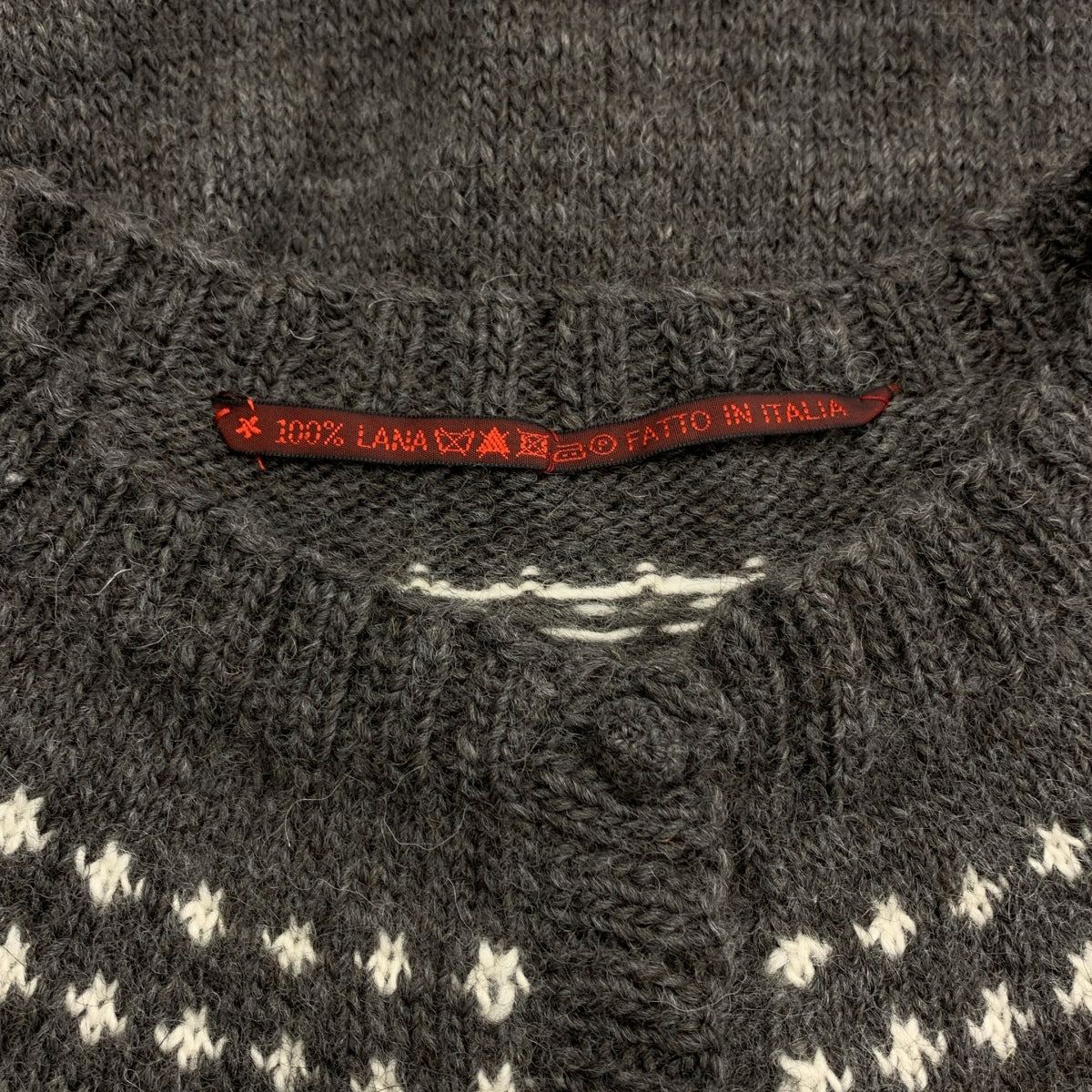 DANIELA GREGIS / ダニエラグレジス | ウール ノルディック クルーネック ニットカーディガン | F | レディース