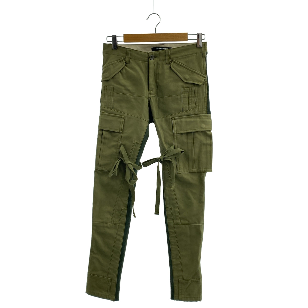 JUNYA WATANABE COMME des GARCONS / 준야와타나베 | 2010AW | 다른 소재 도킹 니트 군사 카고 바지 | S | 카키 |